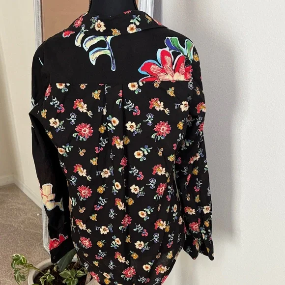 DESIGUAL Floral Button-Up Shirt - Picture 6 of 9